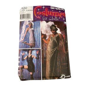 Simplicity 5400 Vintage Sewing Pattern Sizes 14-20 Flapper Dresses UNCUT